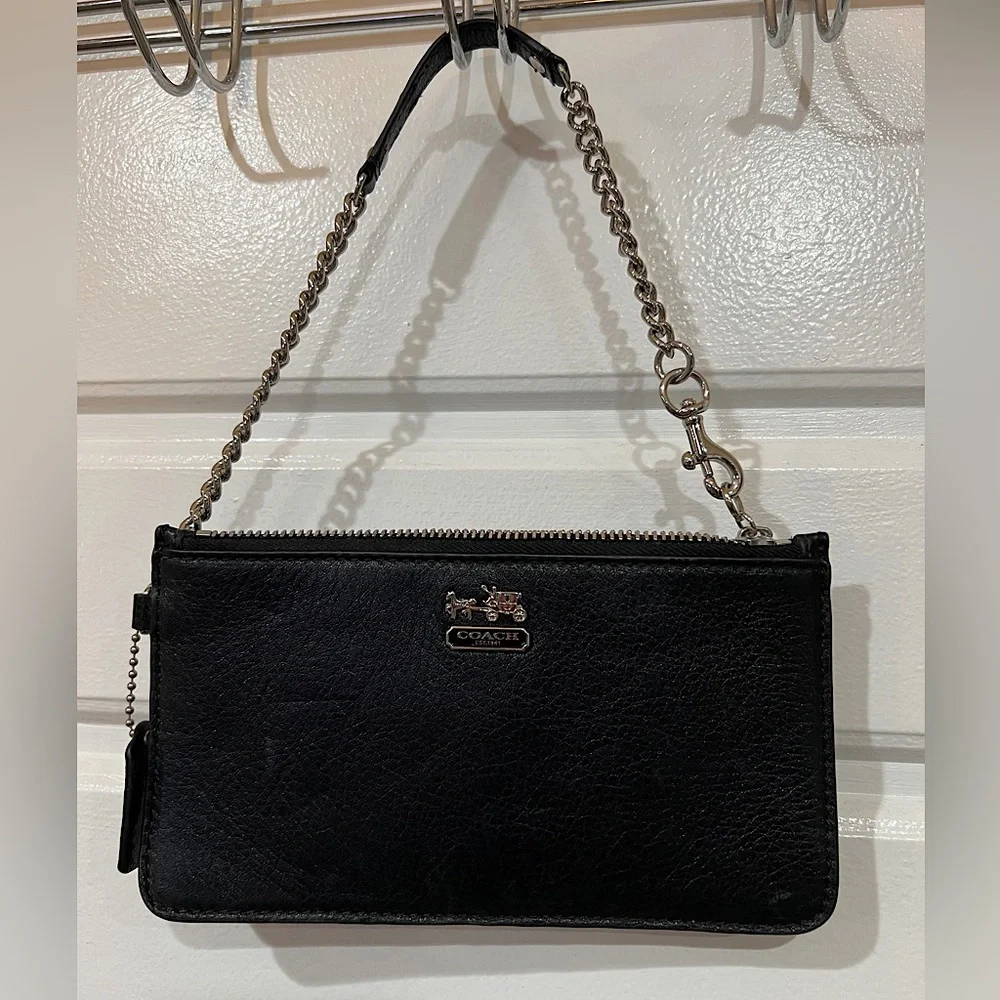 Coach Wristlet with Silver Hardware - Picture 2 of 5